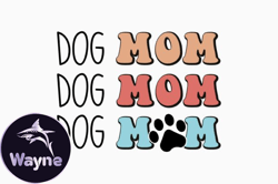 retro dog mom quote svg dog lover design17