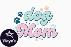 dog mom retro dog quote svg  designdesign26