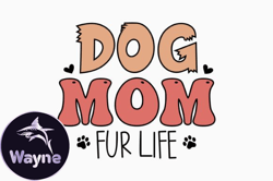 retro mothers day dog svg dog lover mom design25