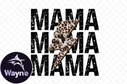 mama leopard lightning png design204