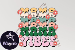 mama vibes mothers day svg sublimation design216