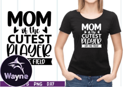 mom of the cutest baseball player design 44