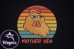 funny mama, mother day png, mother day png hen chicken mom mothers day design 55