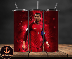 ronaldo tumbler wrap ,cristiano ronaldo tumbler design, ronaldo 20oz skinny tumbler wrap 02