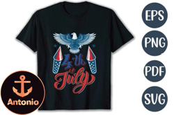 american 4th july t-shirt design. design 96