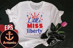 little miss liberty t-shirt design design 104