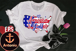 america yall t-shirt design design 89