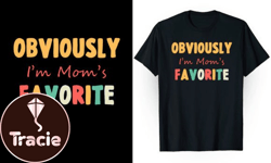 Moms T-Shirt Obviously Favorite Design 113