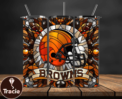 Cleveland Browns Logo NFL, Football Teams PNG, NFL Tumbler Wraps PNG Design 74