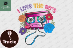 80s cassette tape eighties vintage png design 27