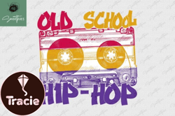 old school hip hop 80s 90s cassette png design 32