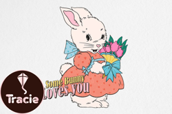 vintage bunny easter png sublimation design 70