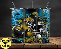 jacksonville jaguars tumbler wraps, ,nfl teams, nfl sports, nfl design png, design by alison 15