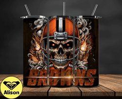 cleveland browns tumbler wrap, logo tumbler wraps, nfl football teams png, sport team tumbler, logo nfl tumbler - 08