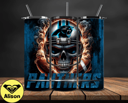 carolina panthers tumbler wrap, logo tumbler wraps, nfl football teams png, sport team tumbler, logo nfl tumbler - 05