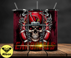 arizona cardinals  tumbler wrap, logo tumbler wraps, nfl football teams png, sport team tumbler, logo nfl tumbler - 01