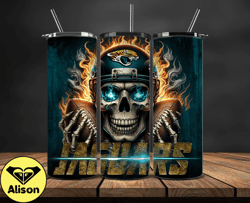 jacksonville jaguars tumbler wrap, logo tumbler wraps, nfl football teams png, sport team tumbler, logo nfl tumbler - 15