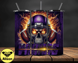 minnesota vikings tumbler wrap, logo tumbler wraps, nfl football teams png, sport team tumbler, logo nfl tumbler - 21