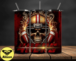 san francisco 49ers tumbler wrap, logo tumbler wraps, nfl football teams png, sport team tumbler, logo nfl tumbler - 28