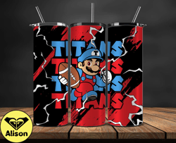 tennessee titans tumbler wrap, mario tumbler wrap, nfl logo png, tumbler designs, nfl football png, tumbler 31