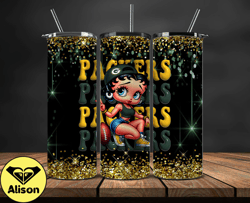 green bay packers tumbler wraps, nfl teams, betty boop tumbler, betty boop wrap, logo nfl png, tumbler design 20