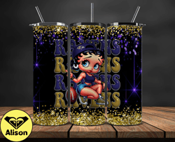 baltimore ravens tumbler wraps, nfl teams, betty boop tumbler, betty boop wrap, logo nfl png, tumbler design 25