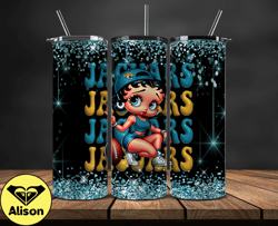 jacksonville jaguars tumbler wraps, nfl teams, betty boop tumbler, betty boop wrap, logo nfl png, tumbler design 17