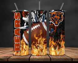 chicago bears tumbler wrap, fire hand nfl tumbler wrap 04