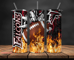 atlanta falcons tumbler wrap, fire hand nfl tumbler wrap 15