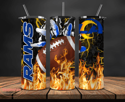 los angeles rams  tumbler wrap, fire hand nfl tumbler wrap 24