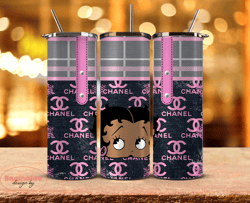 chanel  tumbler wrap, chanel tumbler png, chanel logo,luxury logo brand 08