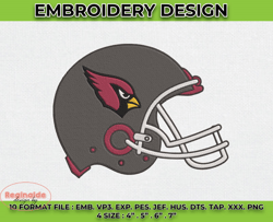 cardinals embroidery designs, nfl logo embroidery, machine embroidery pattern -05 by reginalde