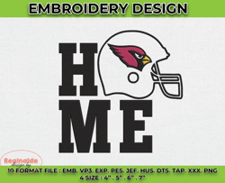 cardinals embroidery designs, nfl logo embroidery, machine embroidery pattern -07 by reginalde