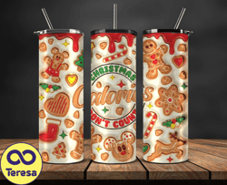 Grinchmas Christmas 3D Inflated Puffy Tumbler Wrap Png, Christmas 3D Tumbler Wrap, Grinchmas Tumbler PNG 89
