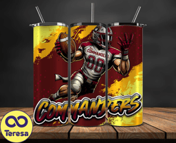 washington commanders tumbler wrap, nfl teams,nfl logo football, logo tumbler png, design by teresa store 32