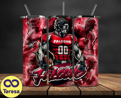 atlanta falconstumbler wrap, nfl logo tumbler png, nfl sports, nfl design png-02