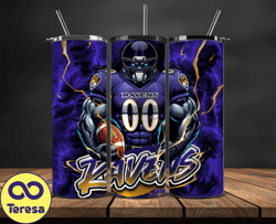 baltimore ravenstumbler wrap, nfl logo tumbler png, nfl sports, nfl design png-03