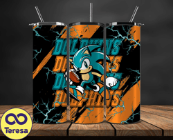 miami dolphins tumbler wrap, sonic tumbler wraps,  nfl logo tumbler,nfl teams, nfl sports design 14