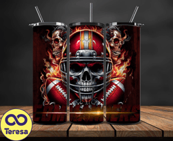 washington commanders tumbler wrap, logo tumbler wraps, nfl football teams png, sport team tumbler, logo nfl tumbler - 3