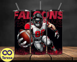 atlanta falcons nfl tumbler wraps, tumbler wrap png, football png, logo nfl team, tumbler design 02