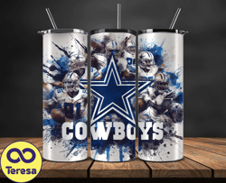 dallas cowboys logo nfl, football teams png, nfl tumbler wraps png design 03