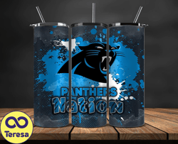 carolina panthers logo nfl, football teams png, nfl tumbler wraps png design 15