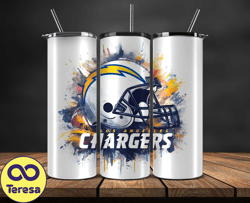 los angeles chargers logo nfl, football teams png, nfl tumbler wraps png design 35