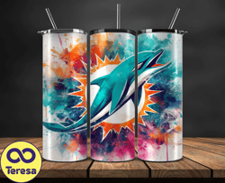 miami dolphins logo nfl, football teams png, nfl tumbler wraps png design 50