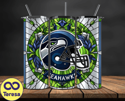 seattle seahawks  logo nfl, football teams png, nfl tumbler wraps png design 66