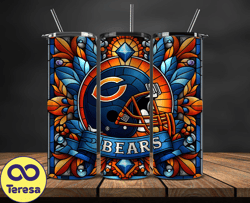 chicago bears logo nfl, football teams png, nfl tumbler wraps png design 70