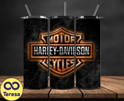 Harley Tumbler Wrap,Harley Davidson PNG, Harley Davidson Logo, Design by Cookies 31