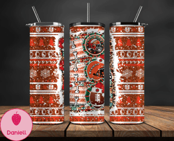 cleveland browns christmas ho ho ho tumbler wrap, nfl merry christmas png, nfl, nfl football png 20