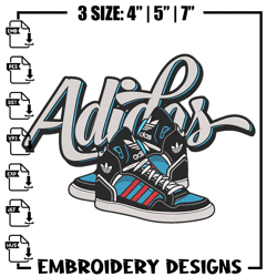 adidas logo embroidery design, rugrats embroidery, embroidery file, anime embroidery, adidas shirt, digital download