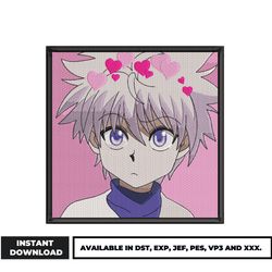 killua love box embroidery design